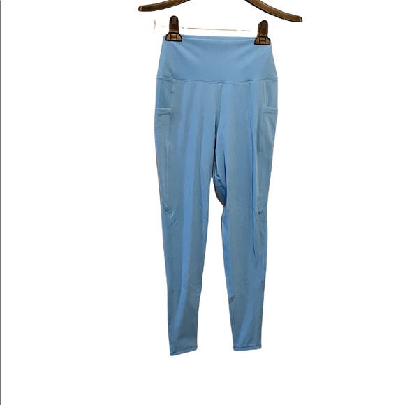 BuffBunny Blue High Waist Rosa Pocket Legging - Picture 6 of 8